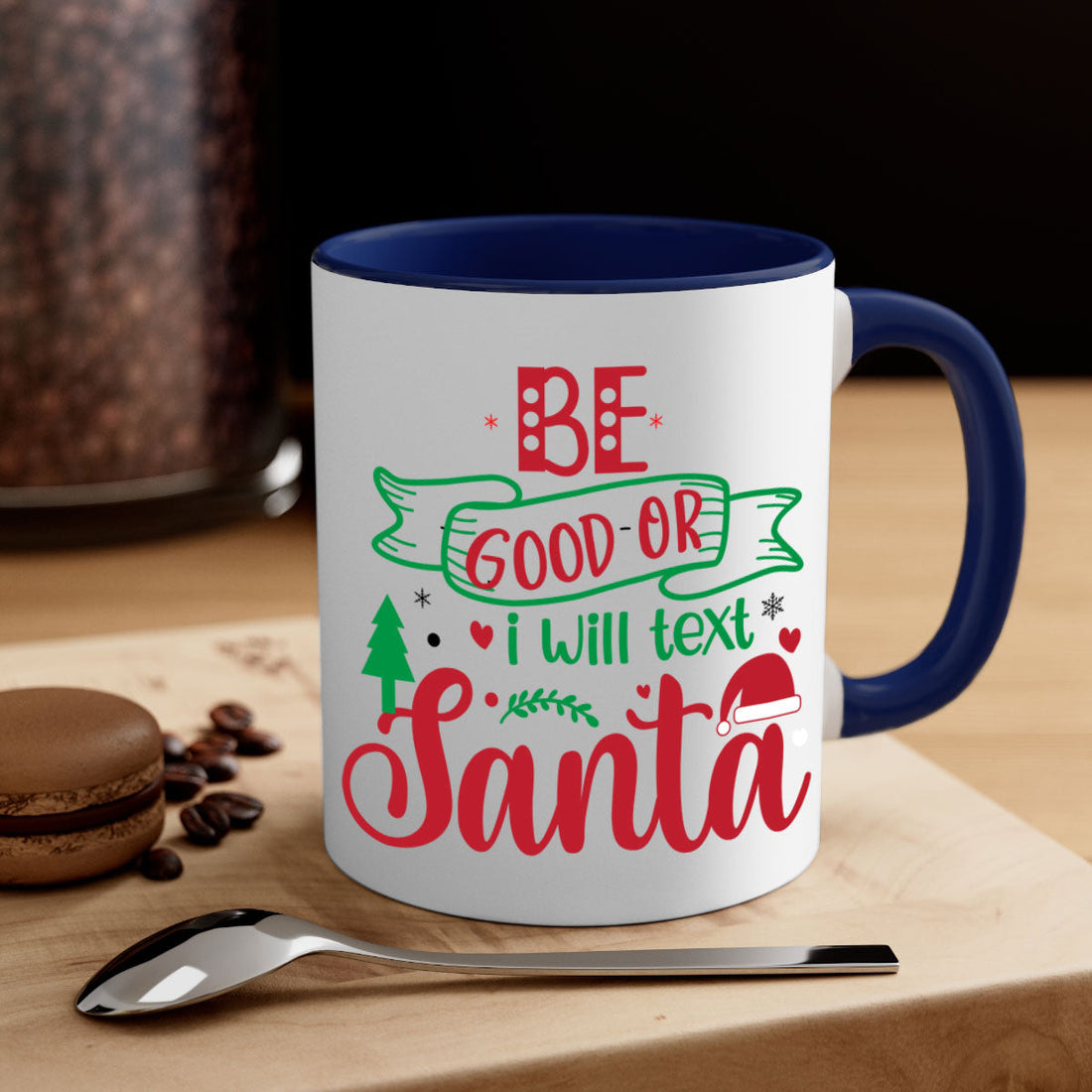 i will text santa style 61#- christmas-Mug