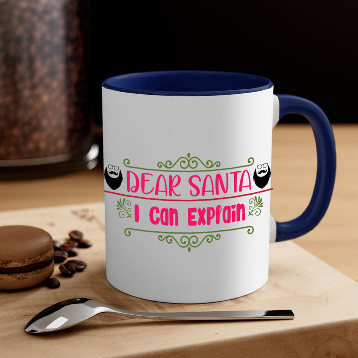dear santa i can explain style christmas-Mug / Coffee Cup