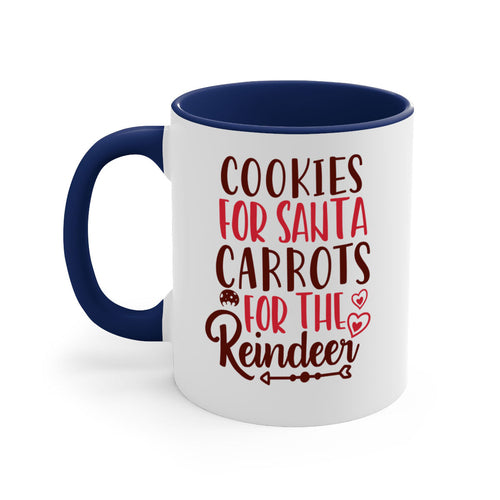 cookies for santa carrots for the reindeer christmas-Mug