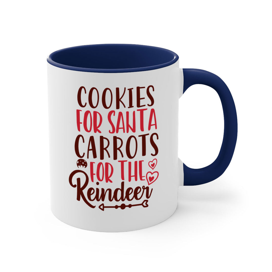 cookies for santa carrots for the reindeer christmas-Mug