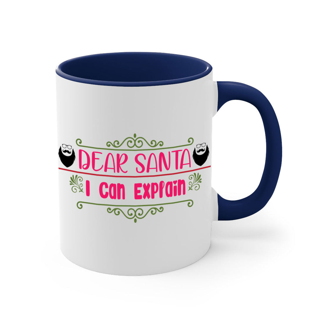 dear santa i can explain style christmas-Mug / Coffee Cup