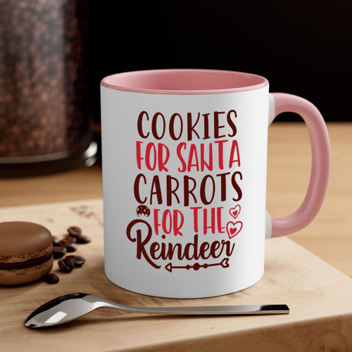cookies for santa carrots for the reindeer christmas-Mug
