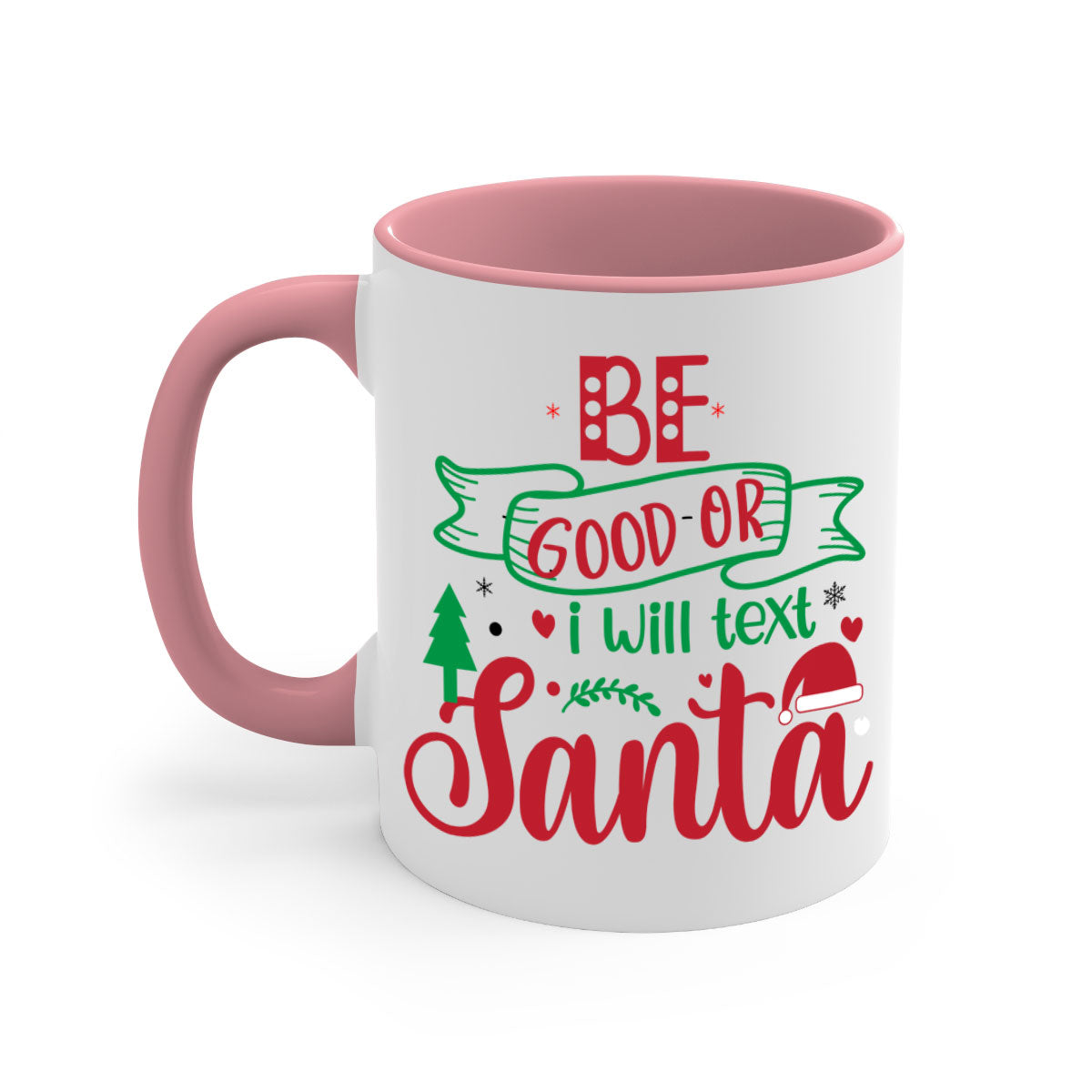 i will text santa style 61#- christmas-Mug
