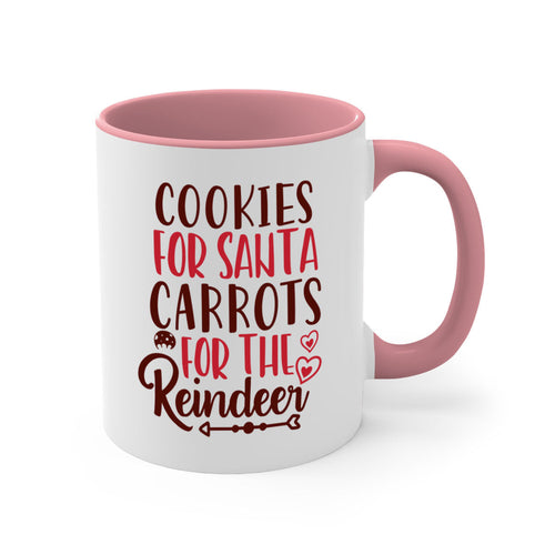 cookies for santa carrots for the reindeer christmas-Mug
