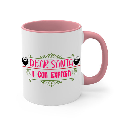 dear santa i can explain style christmas-Mug / Coffee Cup