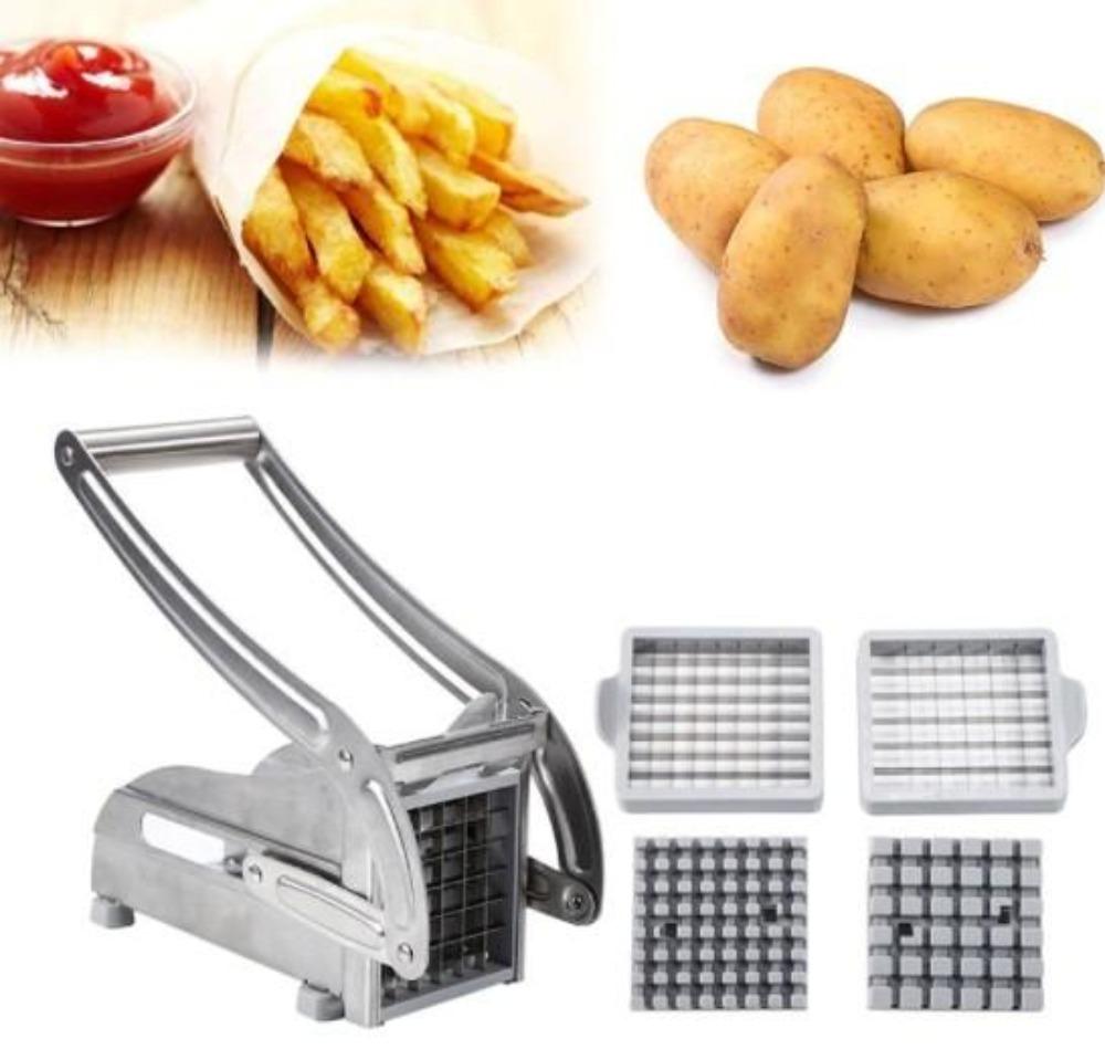 Stainless Steel French Fries and Potato Cutter Utensils