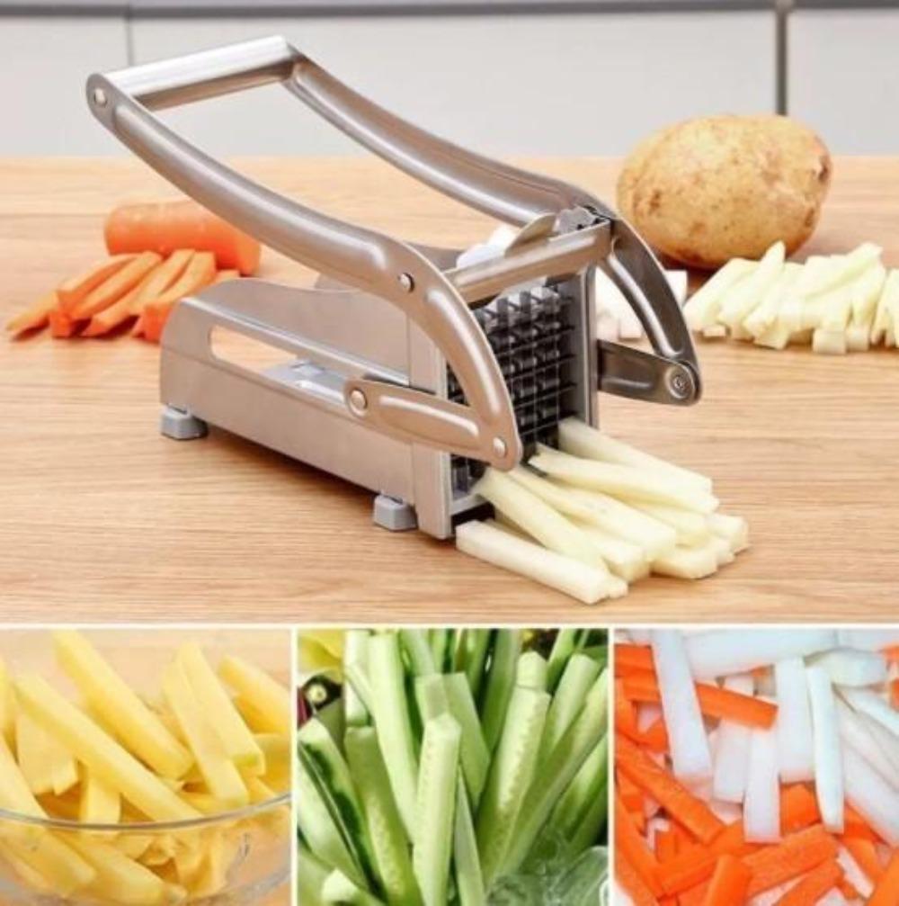 Stainless Steel French Fries and Potato Cutter Utensils