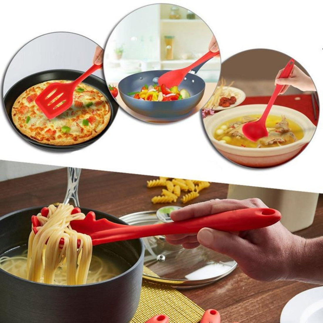 Non Stick Silicone Cooking Utensils