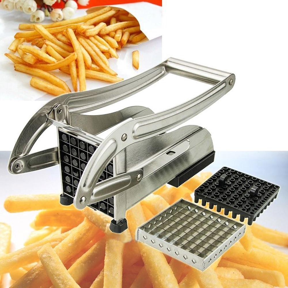 Stainless Steel French Fries and Potato Cutter Utensils