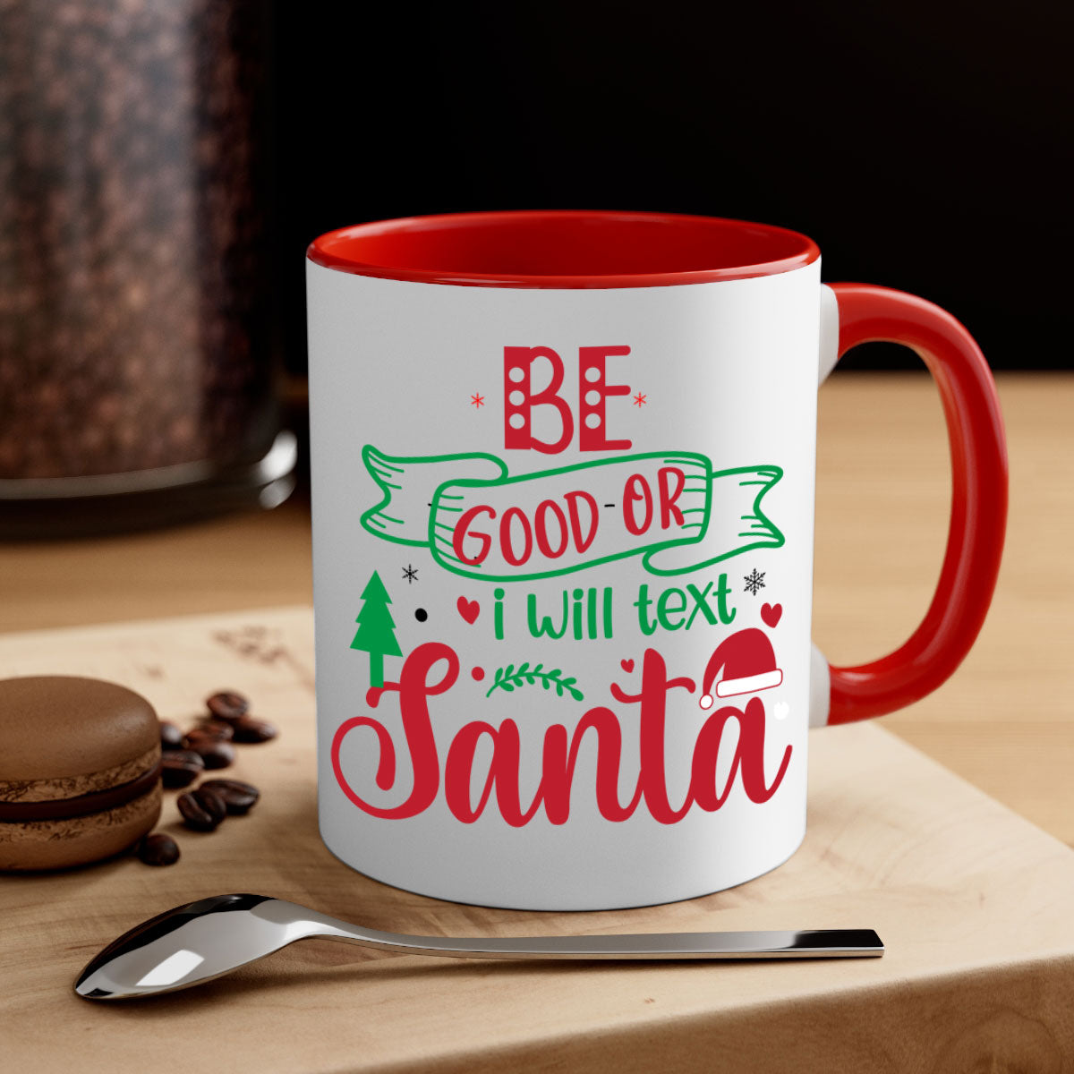 i will text santa style 61#- christmas-Mug