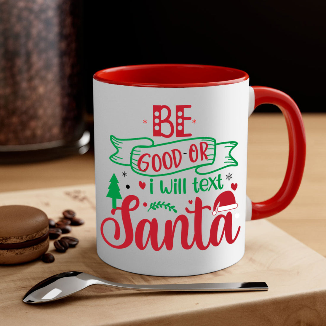 i will text santa style 61#- christmas-Mug