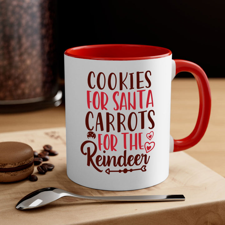 cookies for santa carrots for the reindeer christmas-Mug