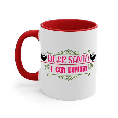 dear santa i can explain style christmas-Mug / Coffee Cup