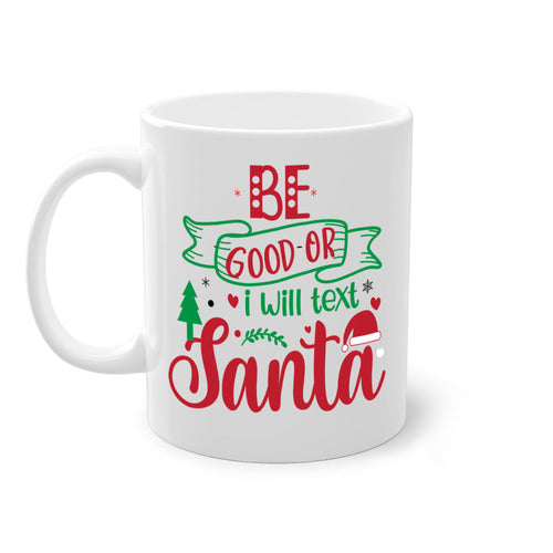 i will text santa style 61#- christmas-Mug
